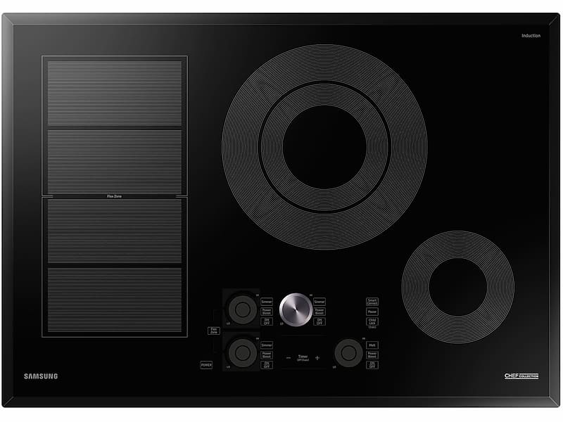 Samsung NZ30M9880UB 30" Chef Collection Induction Cooktop In Black