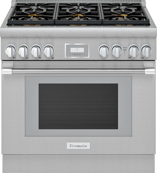 Thermador PRD366WHU 36-Inch Pro Harmony® Standard Depth Dual Fuel Range