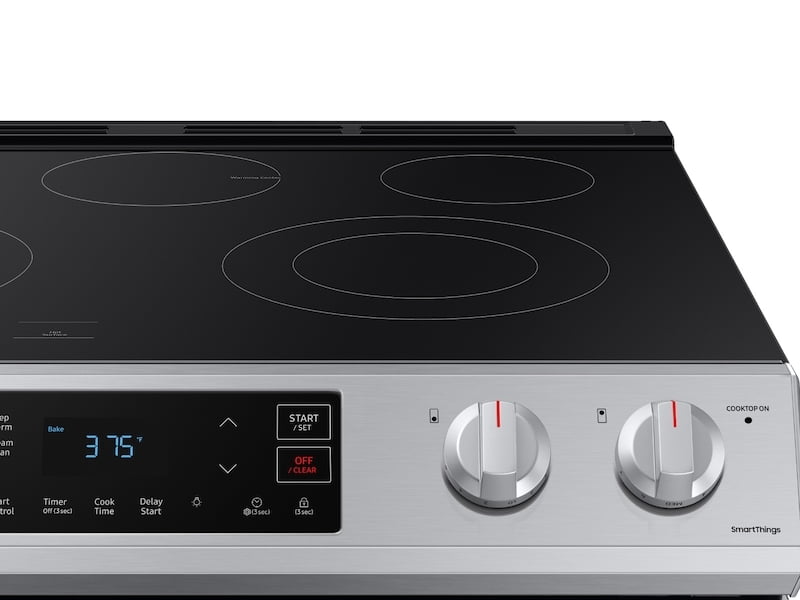 Samsung NE63T8111SS 6.3 Cu Ft. Front Control Slide-In Electric Range With Wi-Fi In Stainless Steel
