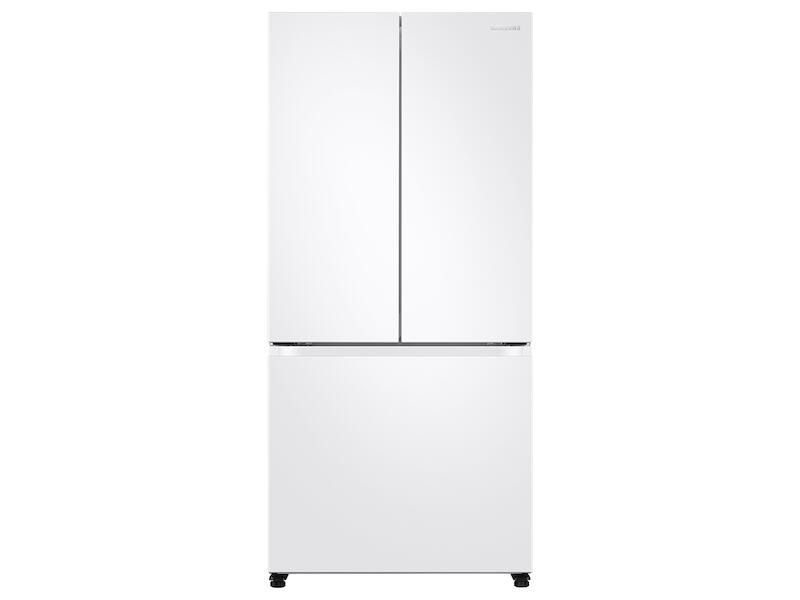 Samsung RF18A5101WW 18 Cu. Ft. Smart Counter Depth 3-Door French Door Refrigerator In White