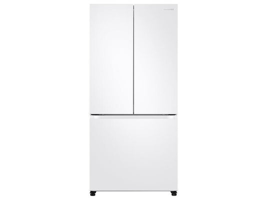 Samsung RF18A5101WW 18 Cu. Ft. Smart Counter Depth 3-Door French Door Refrigerator In White