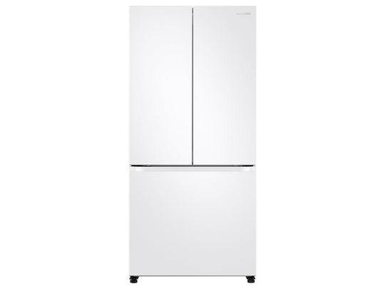 Samsung RF18A5101WW 18 Cu. Ft. Smart Counter Depth 3-Door French Door Refrigerator In White