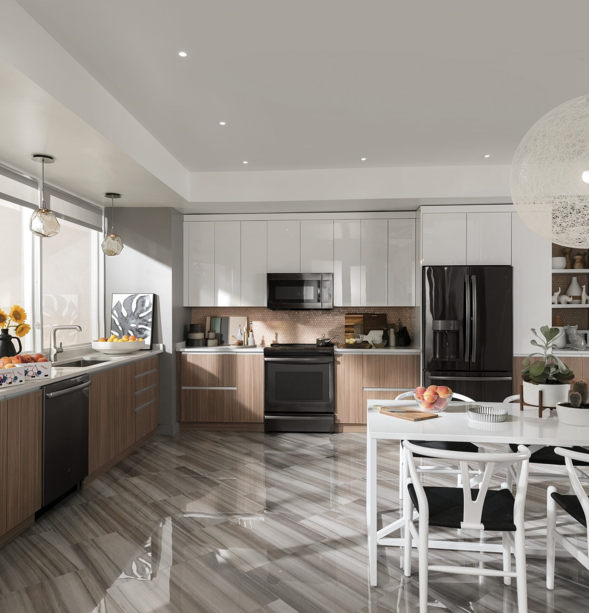 Ge Appliances PYE22KBLTS Ge Profile™ Series Energy Star® 22.1 Cu. Ft. Counter-Depth French-Door Refrigerator With Hands-Free Autofill