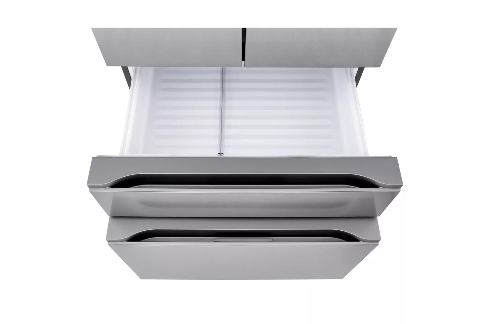 Lg LF30S8210S 30 Cu. Ft. Smart Standard-Depth Max™ 4-Door French Door Refrigerator With Full-Convert Drawer™