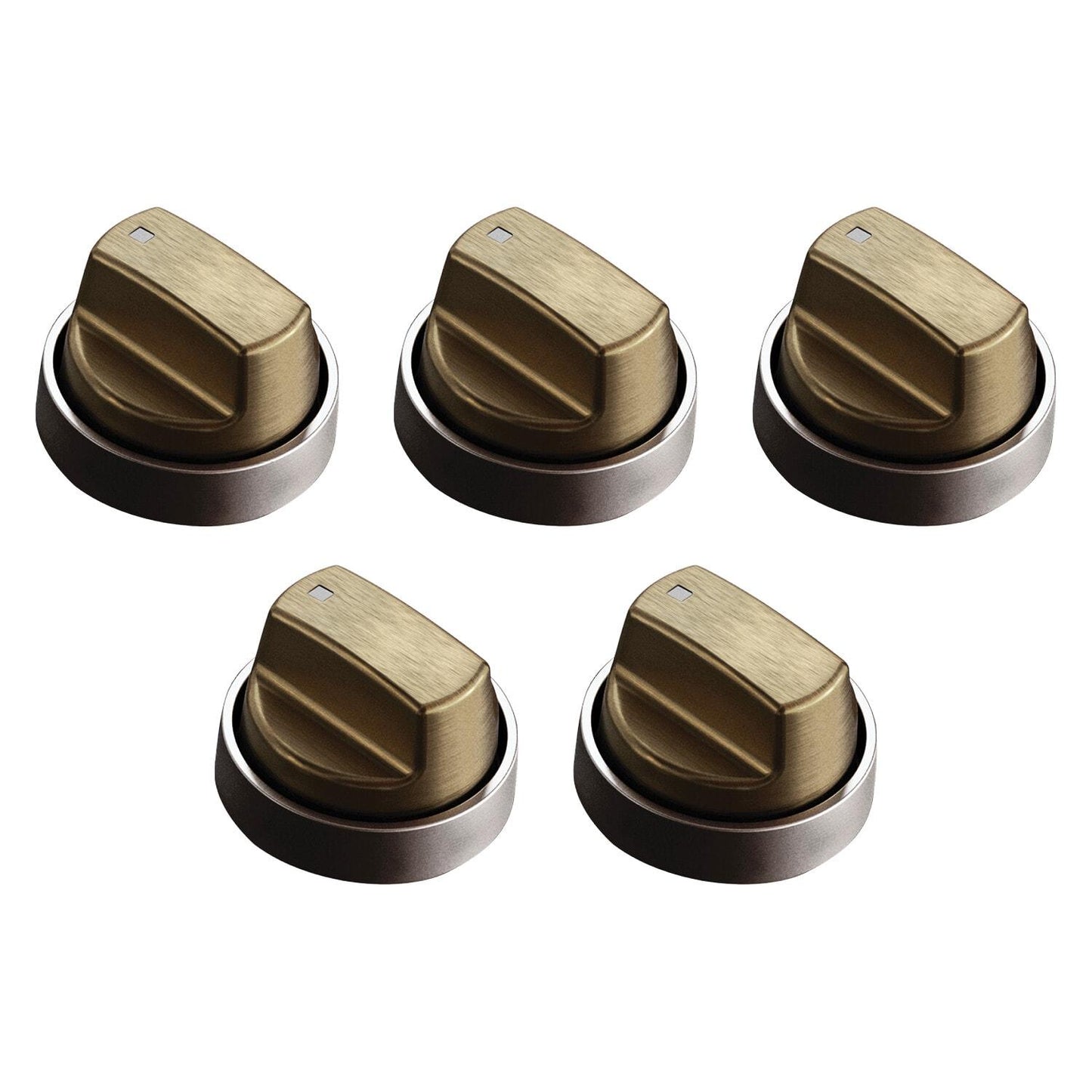 Wolf 9056366 36" Professional Gas Cooktop Brushed Brass Knob Kit