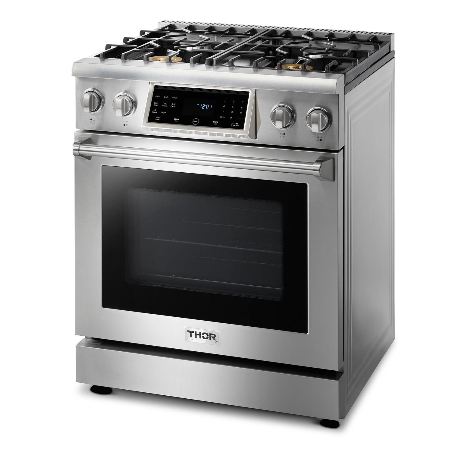 Thor Kitchen TRG3001LP 30 Inch Tilt Panel Professional Gas Range - Trg3001 / Trg3001Lp - Liquid Propane