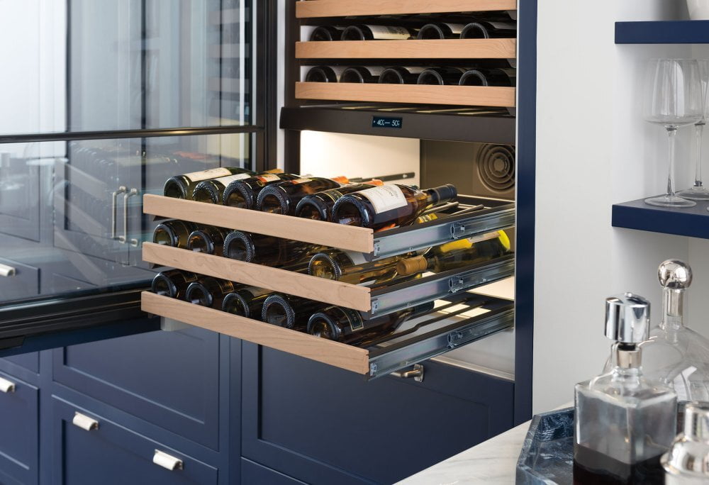 Sub-Zero IW30CIALH 30" Designer Wine Storage With Refrigerator/Freezer Drawers - Panel Ready