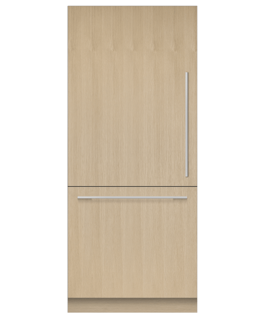 Fisher & Paykel RS3684WLUVK5 Integrated Refrigerator Freezer, 36", 19,2 Cu Ft, Ice & Water