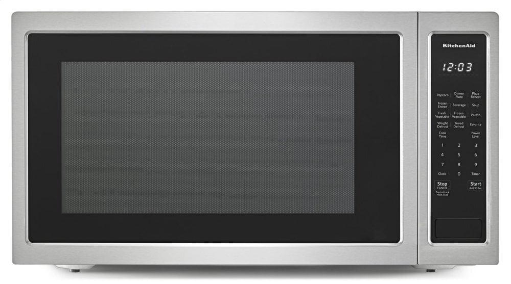 Kitchenaid KMCS3022GSS 24" Countertop Microwave Oven - 1200 Watt - Stainless Steel