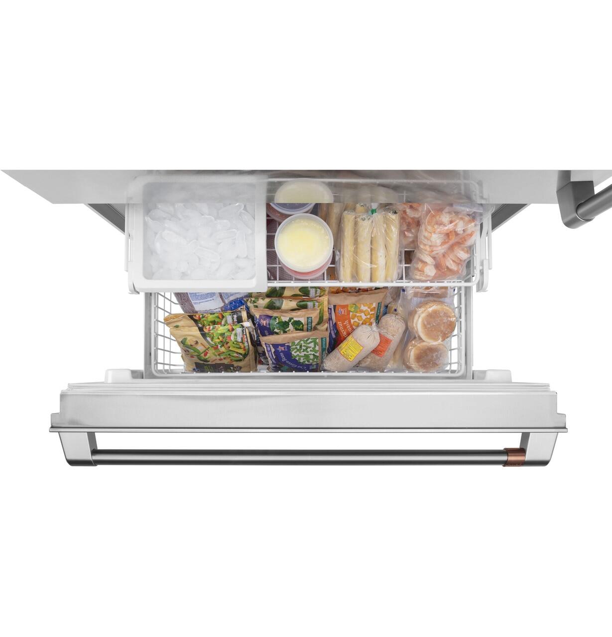 Cafe CDB36LP2PS1 Café™ 21.3 Cu. Ft. Built-In Bottom-Freezer Refrigerator