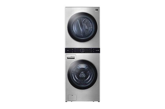 Lg WSGX201HNA Lg Studio Single Unit Front Load Washtower&#8482; With Center Control&#8482; 5.0 Cu. Ft. Washer And 7.4 Cu. Ft. Gas Dryer
