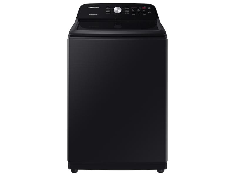 Samsung WA50B5100AV 5.0 Cu. Ft. Large Capacity Top Load Washer With Deep Fill And Ez Access Tub In Brushed Black