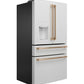 Cafe CXE22DP4PW2 Café™ Energy Star® 22.3 Cu. Ft. Smart Counter-Depth 4-Door French-Door Refrigerator
