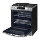 Samsung NX60T8751SS 6.0 Cu. Ft. Flex Duo™ Front Control Slide-In Gas Range With Smart Dial, Air Fry & Wi-Fi In Stainless Steel