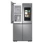Samsung RF23A9771SR 23 Cu. Ft. Smart Counter Depth 4-Door Flex™ Refrigerator With Family Hub™ And Beverage Center In Stainless Steel