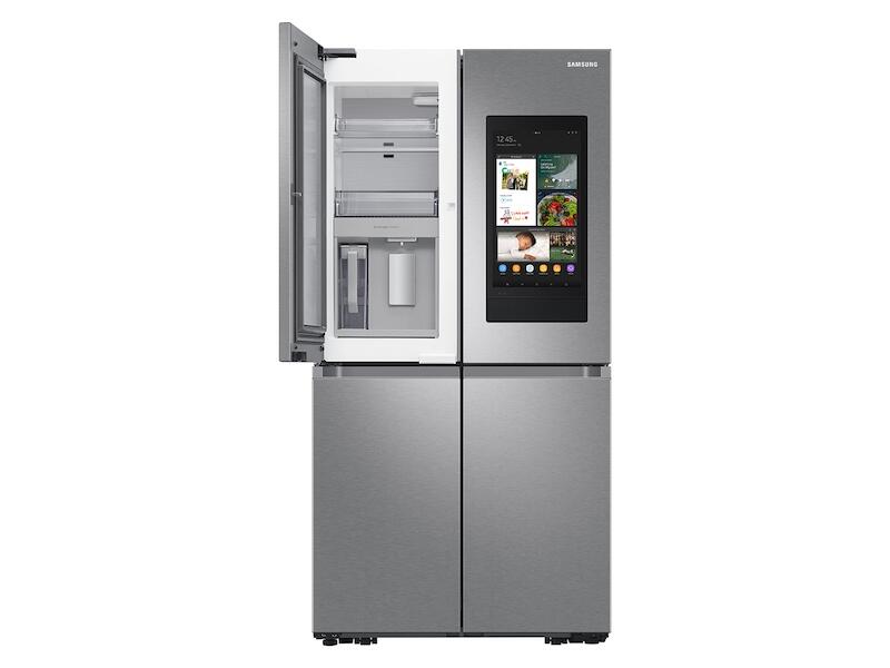 Samsung RF23A9771SR 23 Cu. Ft. Smart Counter Depth 4-Door Flex&#8482; Refrigerator With Family Hub&#8482; And Beverage Center In Stainless Steel