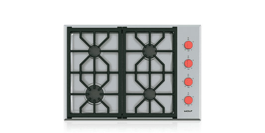 Wolf CG304PSLP 30" Professional Gas Cooktop - 4 Burners