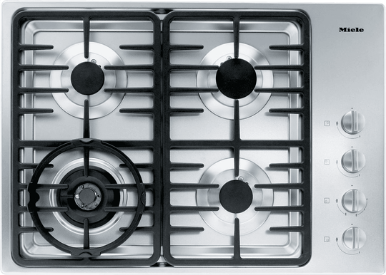 Miele KM3465G Km 3465 G - Gas Cooktop With A Dual Wok Burner For Particularly Wide Ranging Burner Capacity.