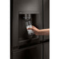 Lg LRSOC2306D 23 Cu. Ft. Side-By-Side Counter-Depth Instaview® Refrigerator With Craft Ice™