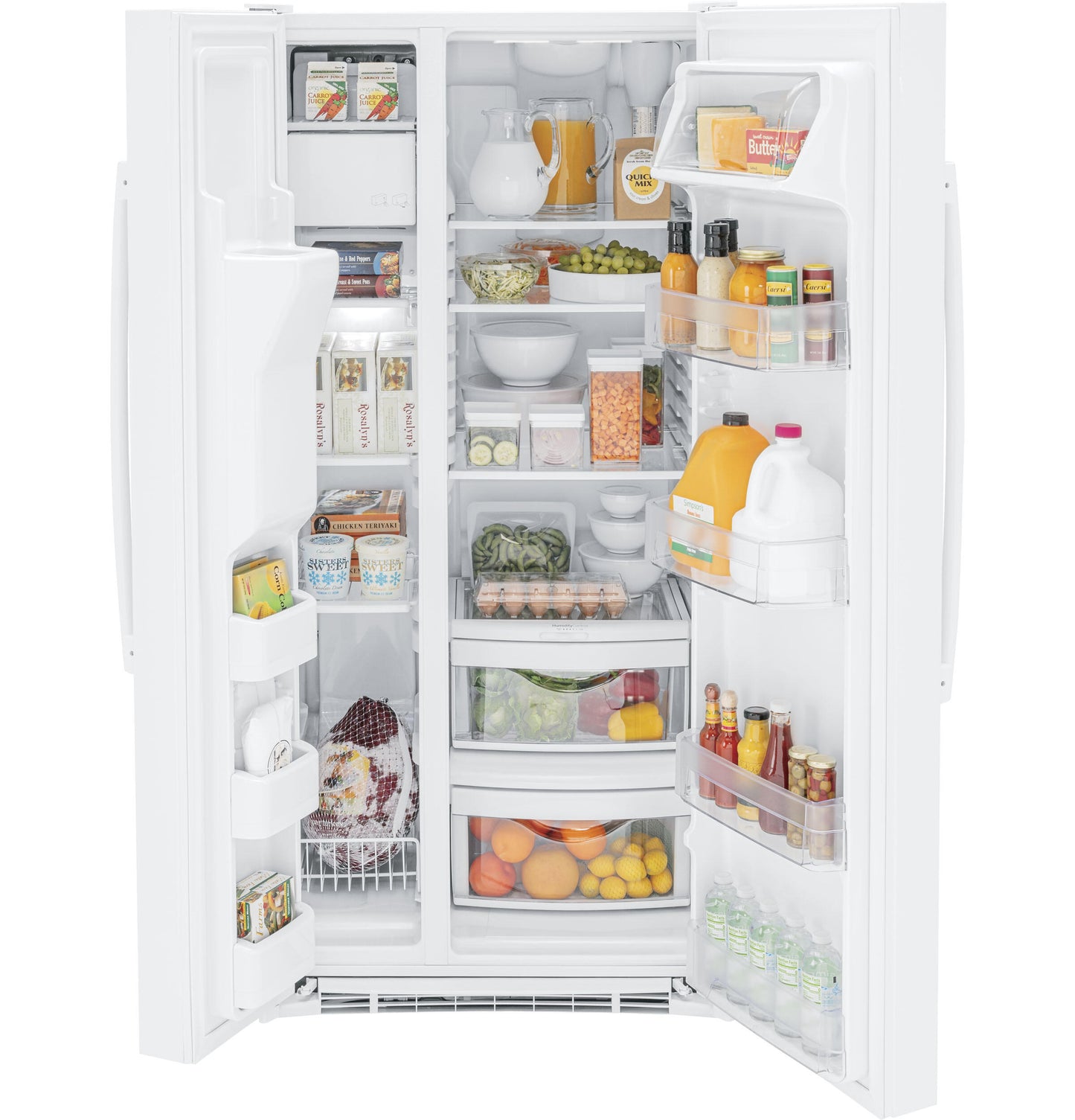 Ge Appliances GSS23GGPWW Ge® 23.0 Cu. Ft. Side-By-Side Refrigerator
