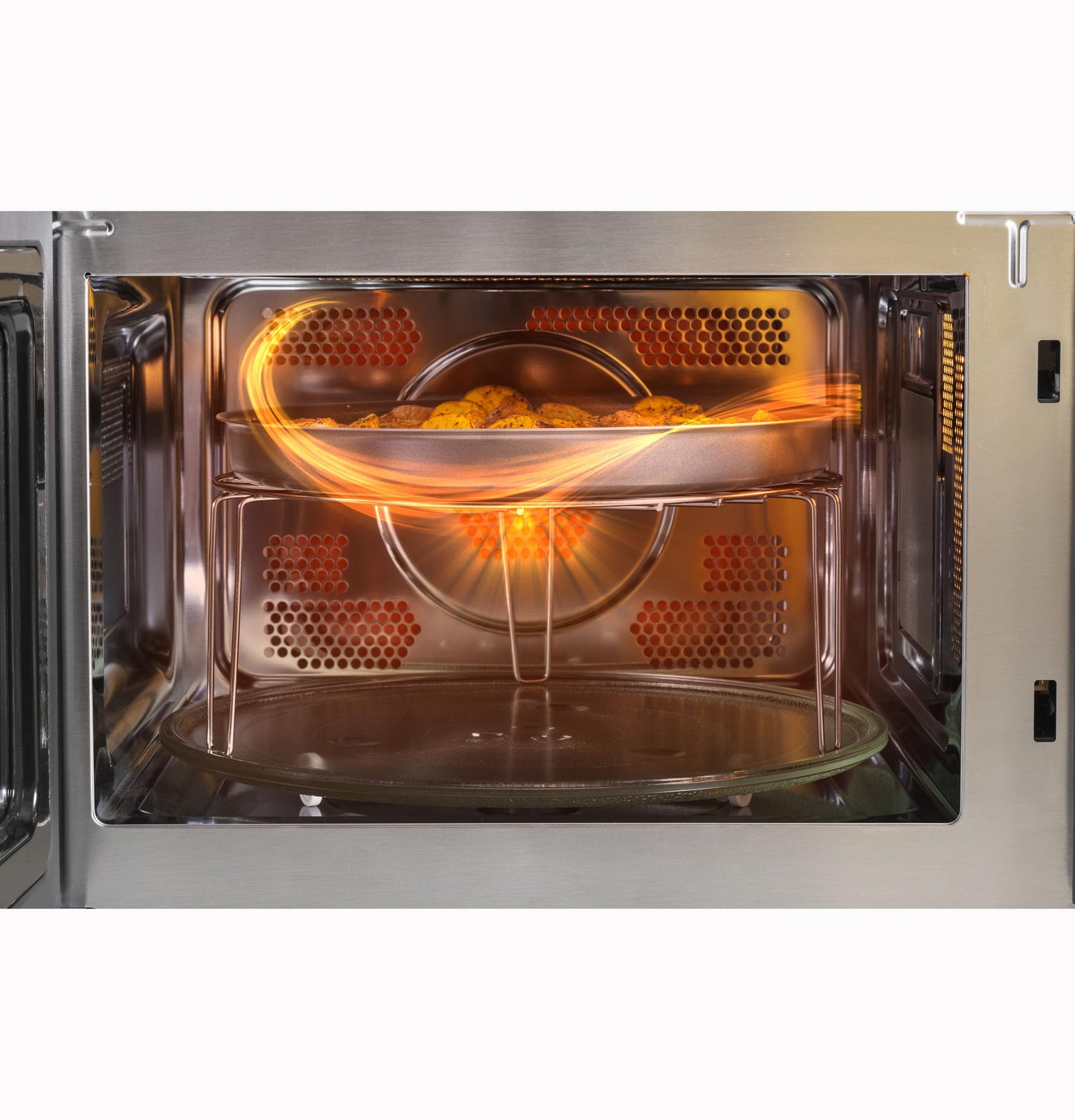 Ge Appliances JES1109RRSS Ge® 1.0 Cu. Ft. Capacity Countertop Convection Microwave Oven With Air Fry