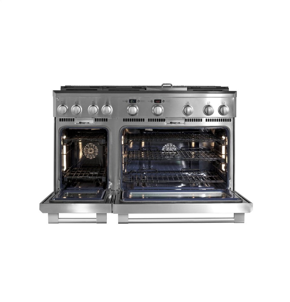 Monogram ZGP486NDNSS Monogram 48" All Gas Professional Range With 6 Burners And Griddle (Natural Gas)