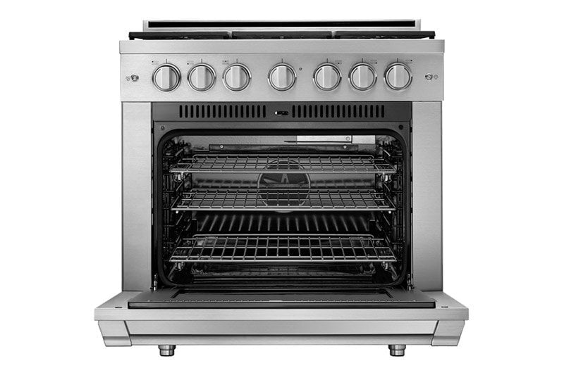 Dacor HGPR36SNG 36" Gas Pro Range, Silver Stainless Steel, Natural Gas