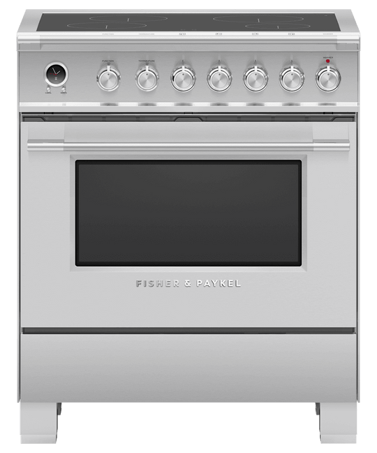 Fisher & Paykel OR30SCI6X1 Induction Range, 30", 4 Zones, Self-Cleaning