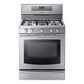 Samsung NX58F5700WS 5.8 Cu. Ft. Gas Range With True Convection In Stainless Steel