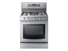 Samsung NX58F5700WS 5.8 Cu. Ft. Gas Range With True Convection In Stainless Steel