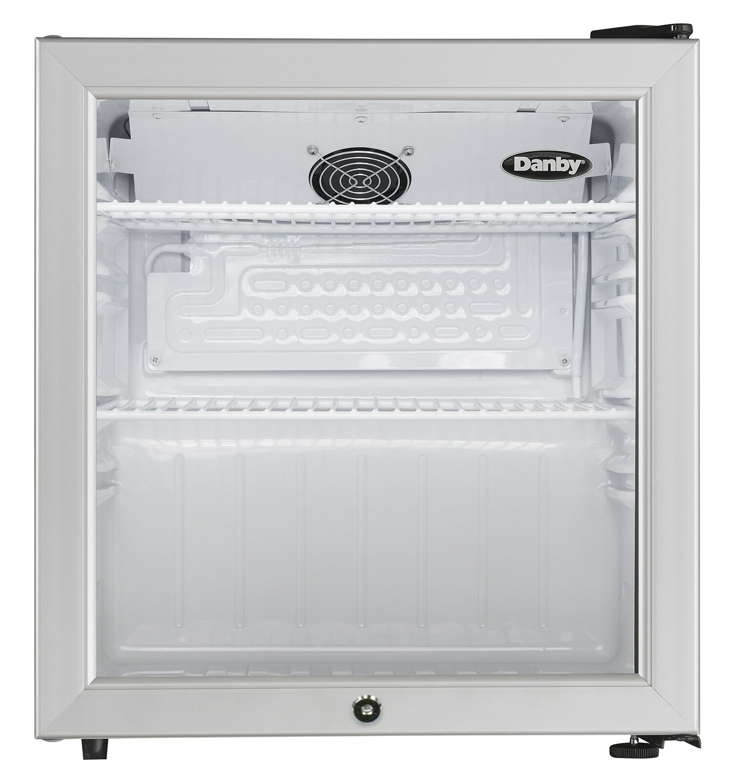 Danby DAG016A2BDB Danby 1.6 Cu. Ft. Compact Glass Door Fridge In Platinum