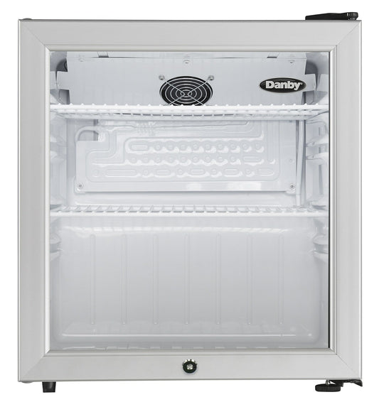 Danby DAG016A2BDB Danby 1.6 Cu. Ft. Compact Glass Door Fridge In Platinum
