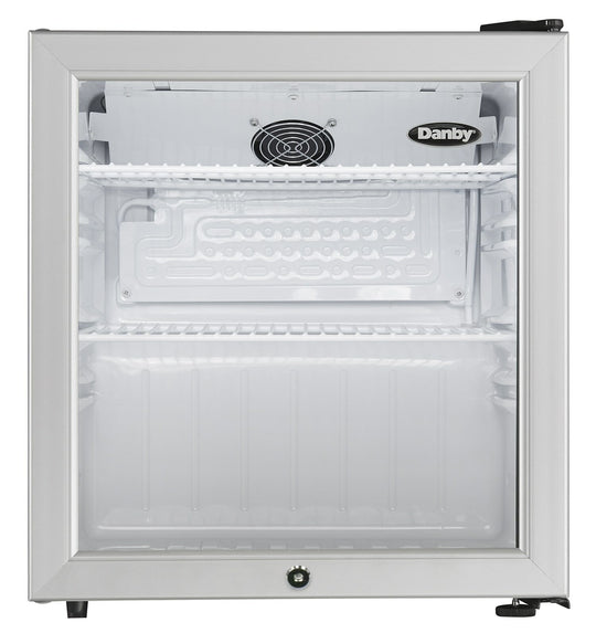 Danby DAG016A2BDB Danby 1.6 Cu. Ft. Compact Glass Door Fridge In Platinum