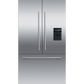 Fisher & Paykel RS36A72U1N Integrated French Door Refrigerator Freezer, 36