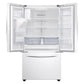 Samsung RF27T5201WW 27 Cu. Ft. Large Capacity 3-Door French Door Refrigerator With External Water & Ice Dispenser In White