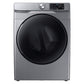 Samsung DVE45R6100P 7.5 Cu. Ft. Electric Dryer With Steam Sanitize+ In Platinum