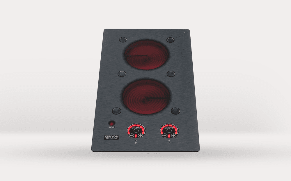 Kenyon B40579PUPS 120V Stainless Steel 2 Burner With Pups