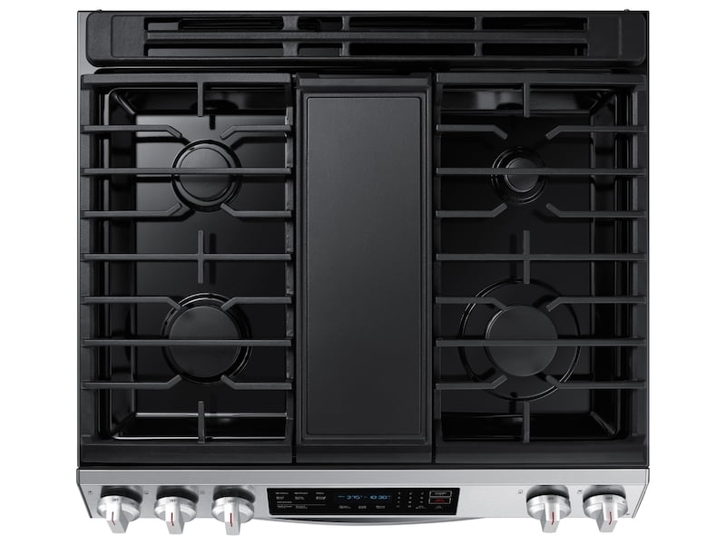 Samsung NX60T8311SS 6.0 Cu. Ft. Front Control Slide-In Gas Range With Convection & Wi-Fi In Stainless Steel