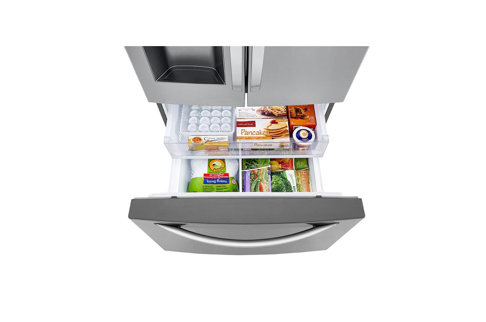 Lg LRFXS2513S 25 Cu. Ft. Smart French Door Refrigerator With Craft Ice™