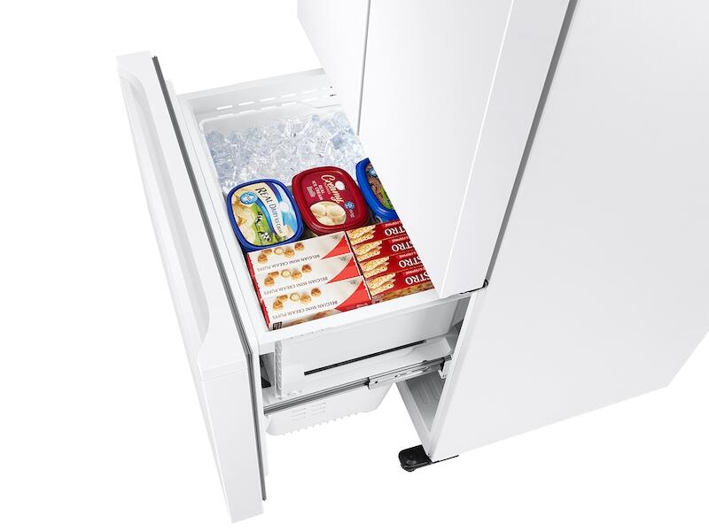 Samsung RF20A5101WW 19.5 Cu. Ft. Smart 3-Door French Door Refrigerator In White