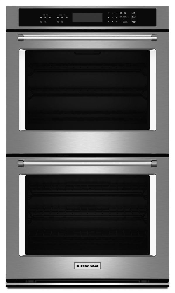 Kitchenaid KODT100ESS 30" Double Wall Oven With Even-Heat&#8482; Thermal Bake/Broil - Stainless Steel