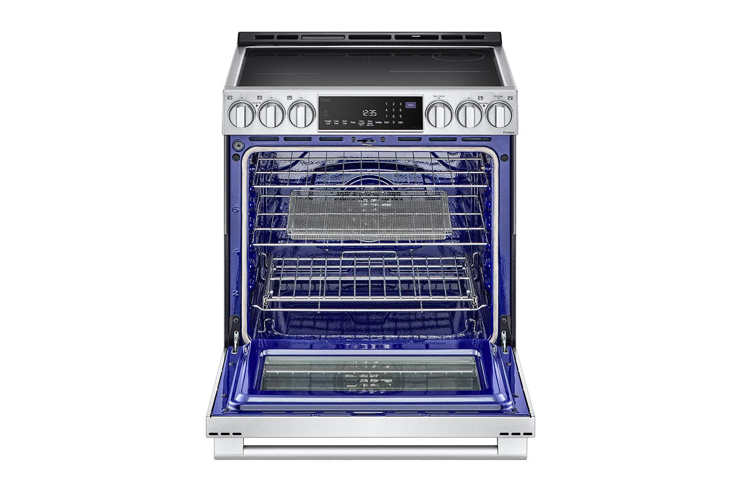 Lg LSIS6338F Lg Studio 6.3 Cu. Ft. Instaview® Induction Slide-In Range With Air Fry And Air Sous Vide