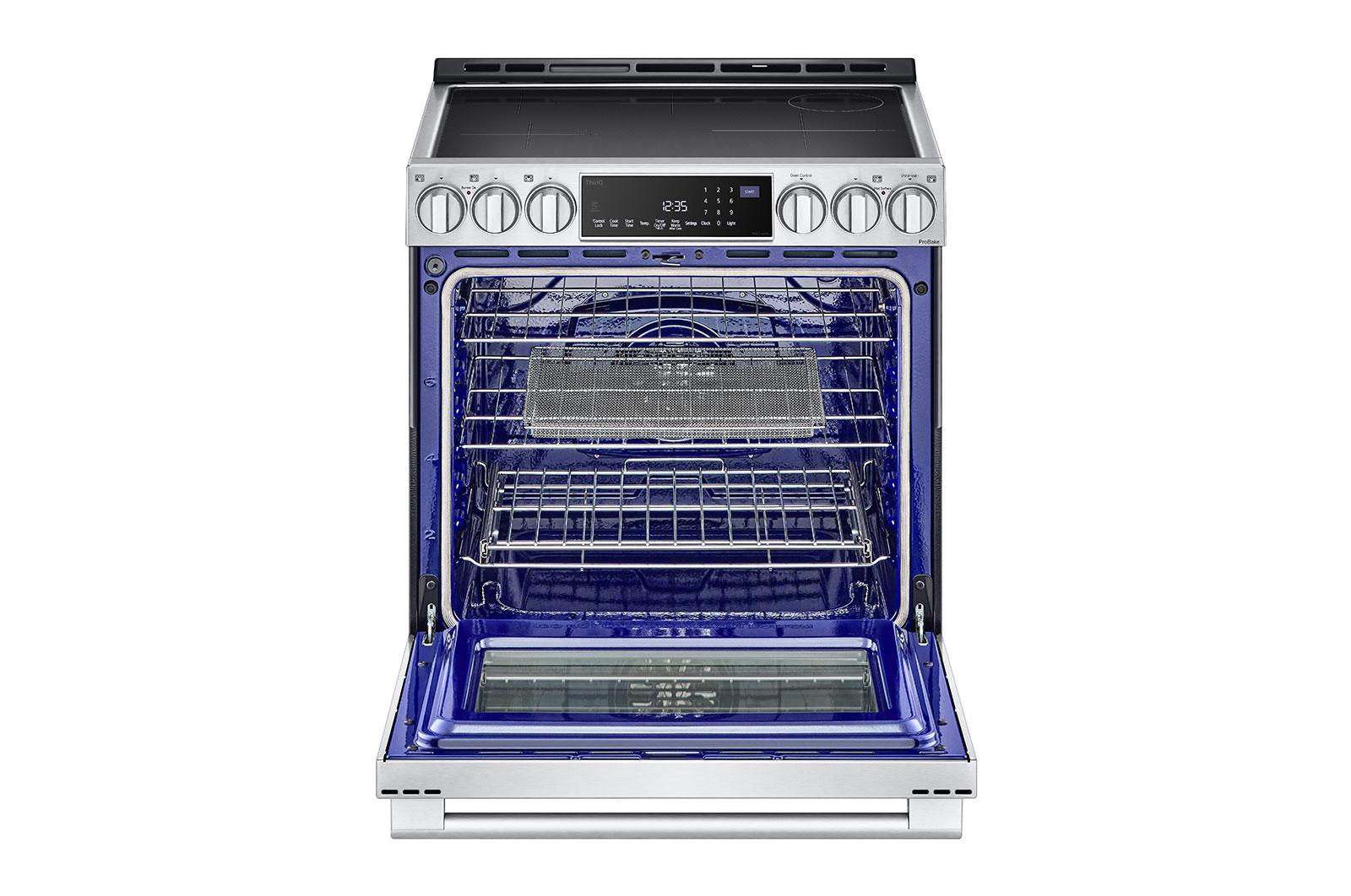 Lg LSIS6338F Lg Studio 6.3 Cu. Ft. Instaview® Induction Slide-In Range With Air Fry And Air Sous Vide