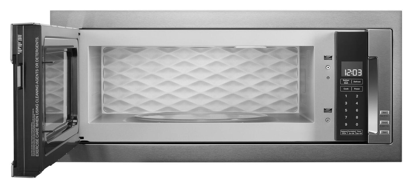 Kitchenaid KMBT5011KSS 1000 Watt Built-In Low Profile Microwave With Slim Trim Kit - Stainless Steel
