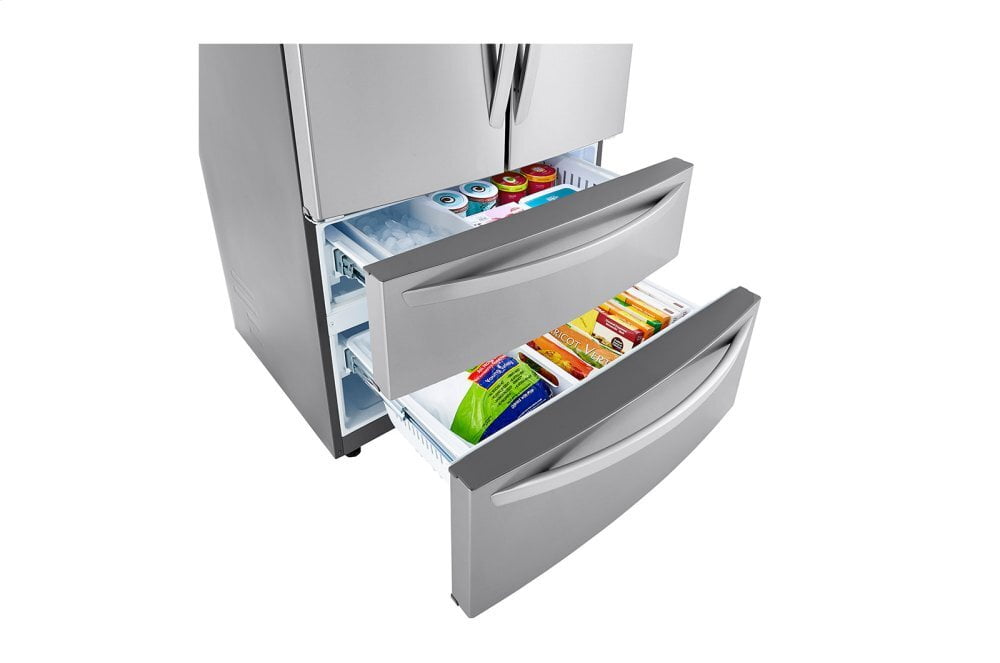 Lg LMWC23626S 23 Cu. Ft. French Door Counter-Depth Refrigerator