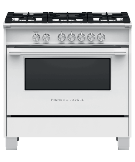 Fisher & Paykel OR36SCG4W1 Gas Range, 36", 5 Burners