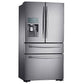 Samsung RF22KREDBSR 22 Cu. Ft. Food Showcase Counter Depth 4-Door French Door Refrigerator In Stainless Steel