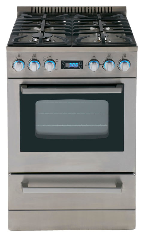 Avanti DGR24P3S 24" Deluxe Gas Range - Elite Series