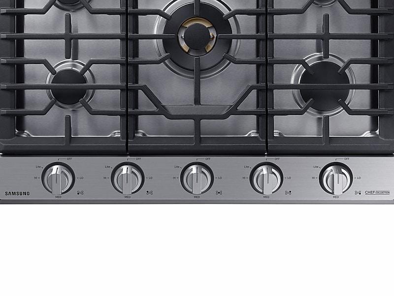 Samsung NA30M9750TS 30" Chef Collection Gas Cooktop With 22K Btu Dual Power Burner In Stainless Steel