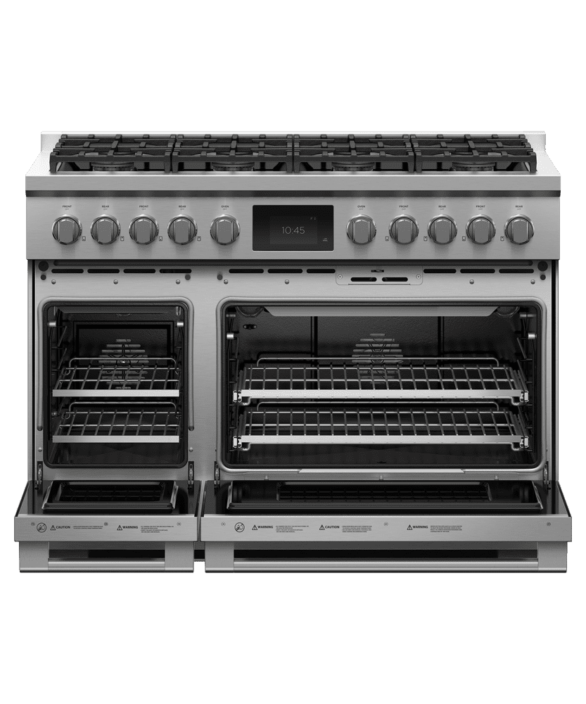 Fisher & Paykel RDV3488L Dual Fuel Range, 48", 8 Burners, Self-Cleaning, Lpg